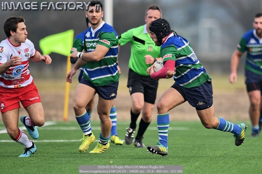 2020-02-16 Rugby Rho-CUS Milano Rugby 041